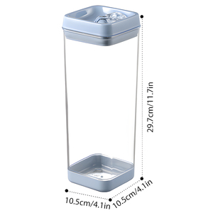 GREENSIDE Nuovi Contenitori per Alimenti in Plastica Moderni Senza BPA Ermetici per Cucina Barattoli per Cereali in Acrilico - Product Image 6