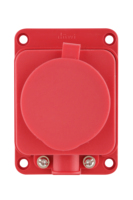 Prise industrielle noire 16A avec protection IP20, 250V, pour prises multiples standard UE - Grande Vente
