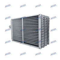 Échangeur de chaleur à vapeur en spirale en acier inoxydable industriel Aidea avec pompe, roulement et moteur pour sécheuse