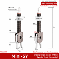 Bras robotique miniature série JD Mini SZ/SY, pince pneumatique industrielle pour automatisation, EOAT à détection magnétique