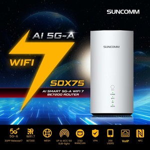 Wifi 7 lưới Router với khe cắm Sim Nhà 5G <span class=keywords><strong>modem</strong></span> có tính năng tường lửa VoIP VPN chức năng và hỗ trợ RJ11 - Product Image 5