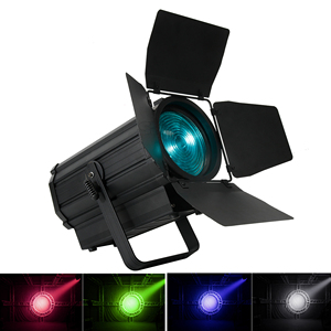 Zoom faretto DMX512 250W RGBW LED Fresnel luce fienile porta proiettore per il teatro di nozze - Product Image 2