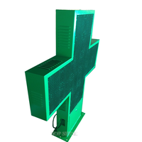 Corps vert d'extérieur P10 animé LED couleur magasin de médicaments intérieur SMD pharmacie signe croisé étanche