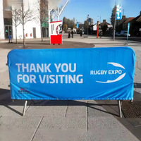 Cubierta para Banner Publicitario de Vallas, para Eventos Deportivos al Aire Libre y Centros Comerciales, con Logotipo Personalizado