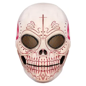 Scary Full Head Mask Clown Latex Halloween Mask Adult Horror Terrorist Mask by Halloween Mask Manufacturer
