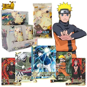 Карточки Narutos Uzumaki Uchiha Sasuke Tcg Carte Coleccionado De Cartas 100-180 шт. в коробке игровые карты для детей подарок