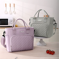 Sac isotherme personnalisé grand format avec logo, sac fourre-tout imperméable pour le déjeuner, sac de pique-nique souple pour aliments et vin, sac isotherme pour femmes