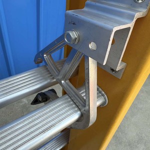 Màu Đỏ Sợi Thủy Tinh Thang 24ft 28ft 32ft 36ft 40ft Cách Nhiệt Thang Kính Thiên Văn Giá Thang - Product Image 3