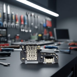 Placa con Conector de Carga Tipo-C, Micrófono y Lector de Tarjeta SIM Compatible con Redmi Note 12 Pro 5G / Poco X5, Placa Base para Teléfono Móvil - Product Image 3