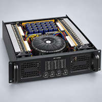 Amplificateur de puissance de classe H 4x1000W, 4 canaux, 2U, amplificateur audio professionnel pour système de sonorisation de scène extérieure