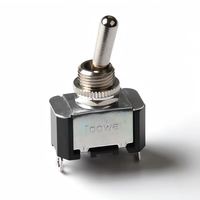 Interrupteur à bascule SPST à verrouillage TOOWEI 12 mm avec levier de verrouillage pour équipement électrique 125 V 10 A