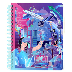 Bán buôn số lượng lớn A4 xoắn ốc ràng buộc máy tính xách tay 100gsm dày giấy đục lỗ trang lý tưởng cho sinh viên và văn phòng sử dụng - Product Image 4