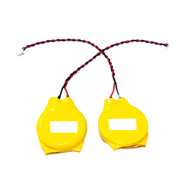 3v Cell Battery With Solder Pins Cr2032 Coin Battery With 2 Feet Welded Tabs With Logo