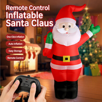 Mobil RC Tiup Huvelon 2.4GHz 4 Saluran Kendali Jarak Jauh Listrik Hadiah Natal Santa Claus