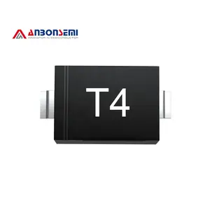 Novo fabricante original de diodo anboa 75v, 150ma 1n4a2 t4 sod-123 pacote smd pequeno sinal de comutação diodo