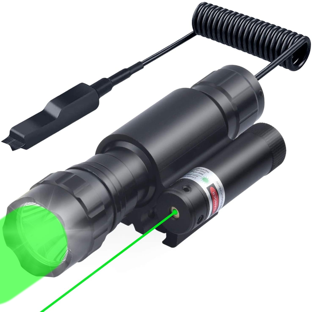 Green Laser Sight and Flashlight Combo Hunting Green Flashlight