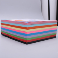 Bloc-notes vierge double face en carton écologique de haute luminosité, 80 g/m², format A4, A5, A6, avec logo personnalisé, pour l'école et le bricolage