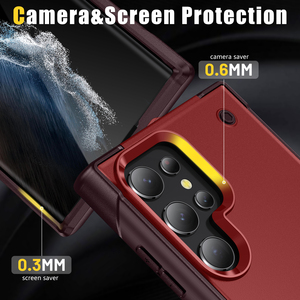 Ốp điện thoại chống sốc, chống xước, chất liệu TPU lai cho Samsung <span class=keywords><strong>Galaxy</strong></span> S25, S24, S23 Ultra, A03s, <span class=keywords><strong>Note</strong></span> <span class=keywords><strong>8</strong></span>, có chân chống - Product Image 3