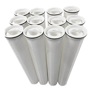 Cartouche filtrante plissée à haut débit en gros pour usine, 5/10/20μm, média PP 40 pouces pour système de traitement d'eau par osmose inverse - Product Image 5