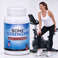 Capsules personnalisées de collagène et de calcium pour la santé osseuse avec oméga, favorisant la flexibilité du cartilage