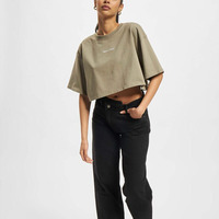 T-shirt Croptop personnalisé haut court pour femmes T-shirt pour femmes hauts courts à la mode pour les femmes T-shirt court surdimensionné