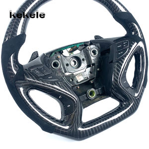 <span class=keywords><strong>Volante</strong></span> Personalizado de Cuero y Fibra de Carbono para Mejorar el Interior del Automóvil, Apto para Hyundai Sonata - Product Image 3