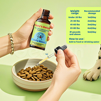 Compléments liquides personnalisés Omega 3 pour animaux de compagnie : améliore la santé du pelage, maintient la mobilité des articulations, multivitamines liquides pour chiens