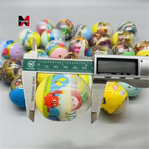 Precio barato, juguetes de huevo <span class=keywords><strong>grandes</strong></span> de 2 pulgadas para máquina expendedora, huevo sorpresa de cápsula diferente aleatoria - Product Image 4