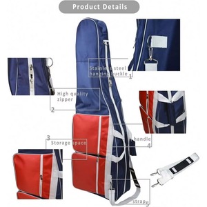 Sac de transport d'équipement d'escrime gratuit avec poignée et bandoulière pour masque, épée et tenue d'escrime - Product Image 6