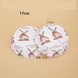 Revestimiento de papel para magdalenas y pasteles al por mayor, tazas para hornear magdalenas, revestimiento redondo antiadherente desechable para pasteles, molde para hornear de papel, cuenco sin <span class=keywords><strong>olor</strong></span> - Product Image 6