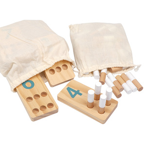Toán Học Tập Hội Đồng Quản Trị Trò Chơi Trẻ Em Số Nhận Thức Phù Hợp Với Đồ Chơi Đếm Bằng Gỗ Giáo Dục Sớm Đồ Chơi - Product Image 3