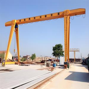 Grue monopoutre de haute qualité, robuste, montée sur rail, type Goliath, pour la manutention de matériaux de construction - Product Image 1
