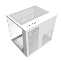 ALSEYE Casing PC ATX Mikro, Casing Komputer Gaming Kaca Tempered