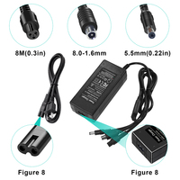 Adaptateur de transformateur KUNCAN à brancher, prise jack DC 42V, fiche cylindrique 2,5 mm, alimentation 2A, indicateur LED, efficacité 95%, protection contre les surtensions