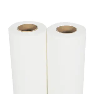 Alta liberação de tinta 70/80/ 90/100gsm 44 ''63'' 64 ''largura do rolo de papel de subolmação de alta velocidade para tecido de poliéster