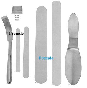 Spatules abdominales et intestinales Kader certifiées ISO et CE en acier inoxydable pour les soins de santé digestive - Product Image 1