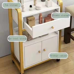 Chariot de rangement multifonctionnel pour salon de beauté, équipement de beauté, chariot de rangement pour l'art des ongles, vente chaude - Product Image 3