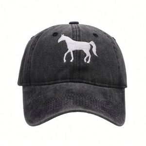 Nueva Gorra de Béisbol Personalizada para Mujer, Estilo Casual, con Bordado de Caballo, Gorra Deportiva Bordada para Exteriores - Product Image 5