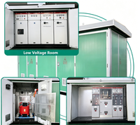 Transformador Trifásico Inteligente Compacto Serie YBG de 1000 Kva 2500 Kva 35kv Totalmente Sellado IEC para Exteriores Tipo Caja