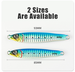 Señuelos <span class=keywords><strong>de</strong></span> Pesca Jigging Pro <span class=keywords><strong>de</strong></span> Metal para Barcos, 60g, 80g, 100g, 120g, 150g, Jigs <span class=keywords><strong>de</strong></span> Lanzamiento, Señuelos <span class=keywords><strong>de</strong></span> Pesca para Agua Salada - Product Image 3