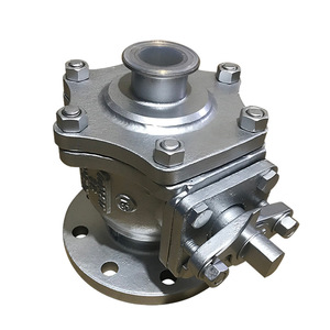 Válvula de bola de acero inoxidable con revestimiento de flúor Q41F46 16C, conexión bridada de 1 pulgada para gases corrosivos, tipo interruptor - Product Image 4