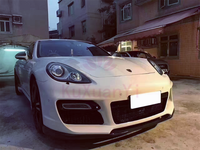 Pour 10-13 vieux Porsche Panamera 970 mise à niveau V-style corps kit pare-chocs Avant pare-chocs Arrière Côté jupe Arrière spoiler aile