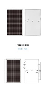 Paneles <span class=keywords><strong>Solares</strong></span> de Silicio Policristalino PERC Luvorb de 250 W con Certificación TUV y Superficie de Vidrio - Product Image 3