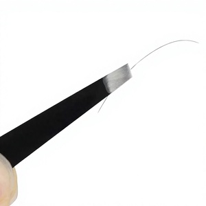 แหนบต่อขนตา DANTRIC IMPLANTS แบบมืออาชีพ ทำจากสแตนเลสสตีล ปลายแหลมสีดำ ใช้ซ้ำได้ ทนทาน ดีไซน์ทันสมัย - Product Image 3