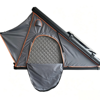 Tenda Atap Panel Surya Dua Lapis Ekstensi Satu Kamar Tidur 4 Musim untuk Berkemah, Dachzelt