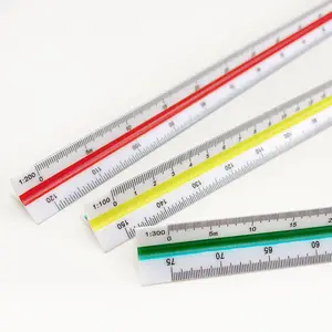 Trigonometrische Skala-Legler 30 cm Trigonometrische Regel Zeichnung Größe Skala Kartografie Vorlage Regel sechs Skalieren Innenausbau - Product Image 1