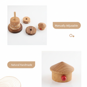 Calendrier créatif en bois rotatif en forme <span class=keywords><strong>de</strong></span> <span class=keywords><strong>phare</strong></span>, blocs <span class=keywords><strong>de</strong></span> construction en bois massif, cadeau <span class=keywords><strong>de</strong></span> fêtes pour la décoration intérieure, présentoir <span class=keywords><strong>de</strong></span> bureau, jouets à empiler - Product Image 6