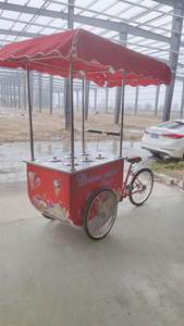 2024 tout nouveau chariot de vélo de crème glacée mobile de rue personnalisé congélateur gelato vendeur de crème glacée chariot de vélo à vendre - Product Image 2