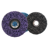 Disque abrasif de 125 mm pour le décapage, bleu, orange, violet, noir, vente en gros usine