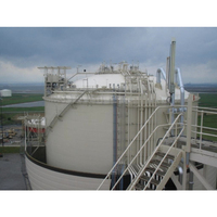 Réservoir de stockage de liquides cryogéniques 300 000 l, réservoir à fond plat pour éthylène/éthane/propane, opération clé en main